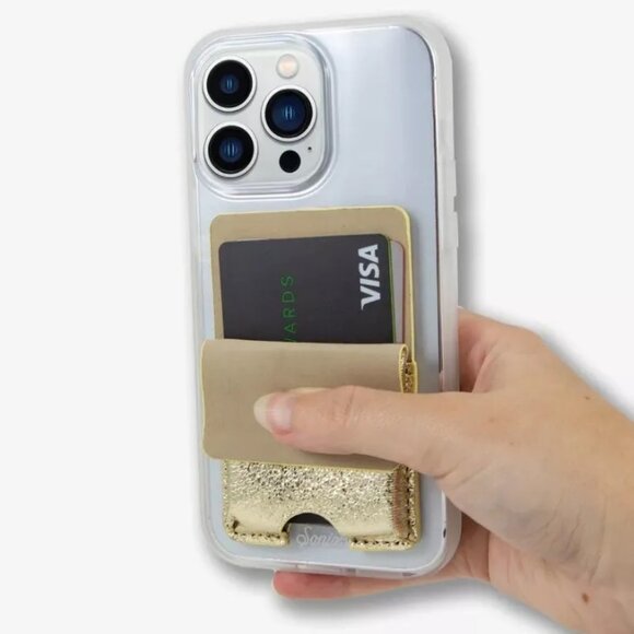 Sonix Magnetic Wallet - Platinum Magsafe Wallet in Gold